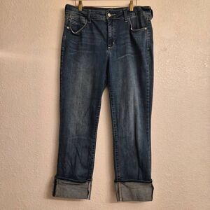 NYDJ Capri Denim Jeans: 14W Comfy Flattering Fit Summer Essential Chic